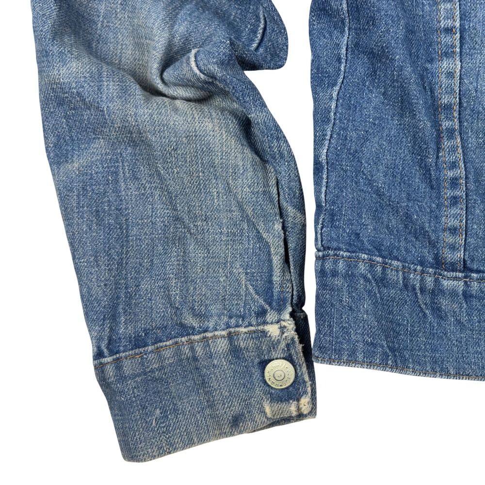 Vtg Ranchcraft Denim Jacket Boys Youth L Selvedge JCPenney Type II Style 50s 60s - Picture 9 of 15